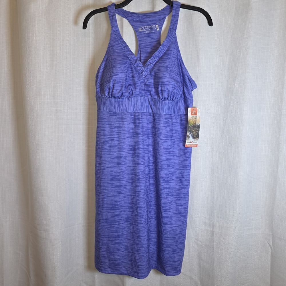 NWT Womens ZEROXPOSUR Outdoor Lifestyle Racerback Cover-Up Dress Medium $80